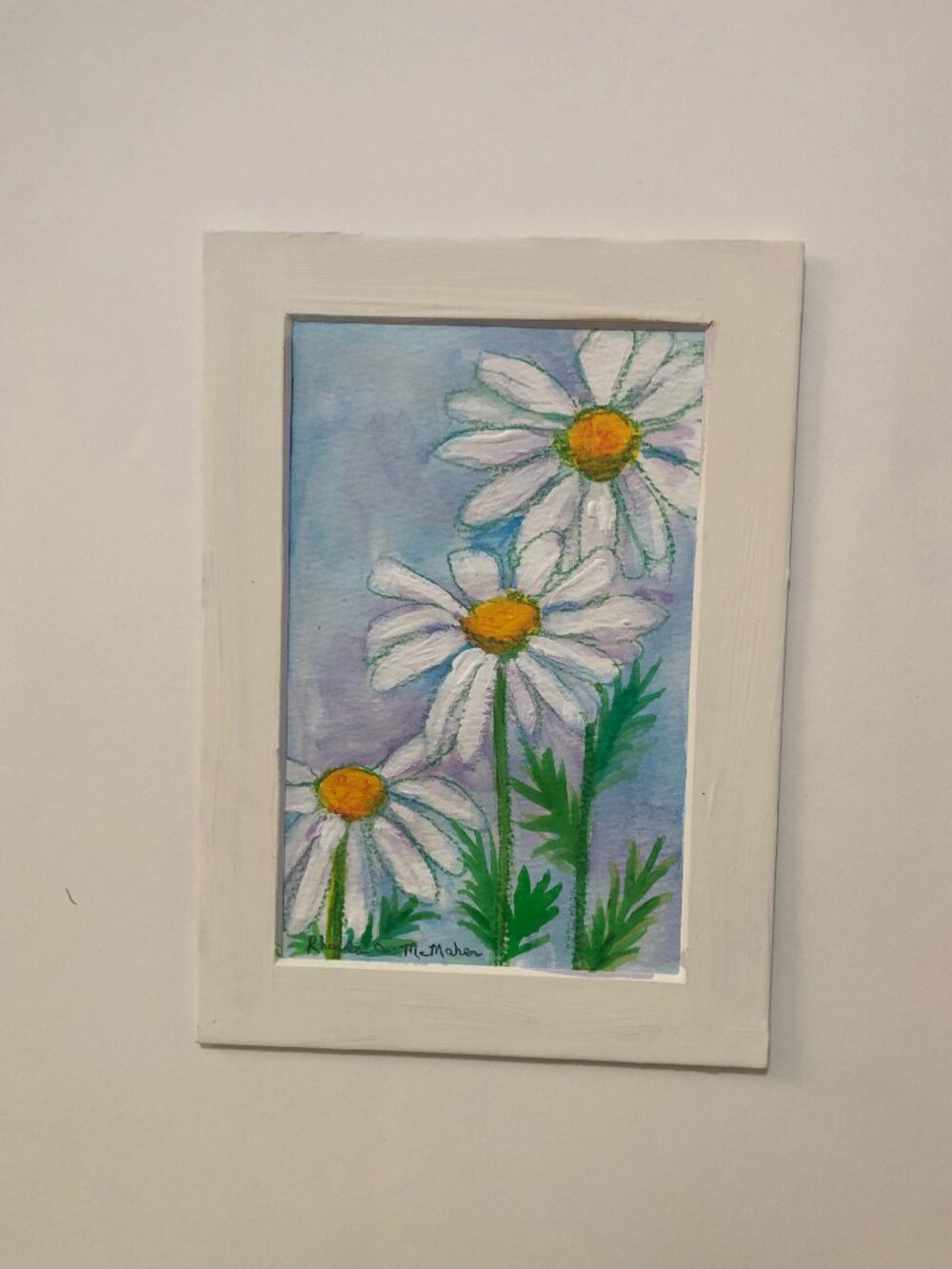 Daisy Watercolor Painting